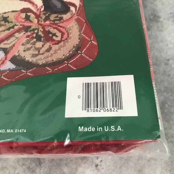 Needle Treasures Needlepoint Christmas Goose Stocking Kit 11.5x18 USA Sealed - Picture 4 of 5